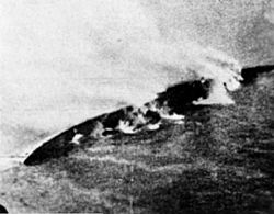 HMS Gloucester sinking