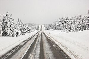 Highway 20 Kuusamo Finland