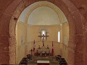 Iglesia de la Vera Cruz (Segovia). Altar mayor