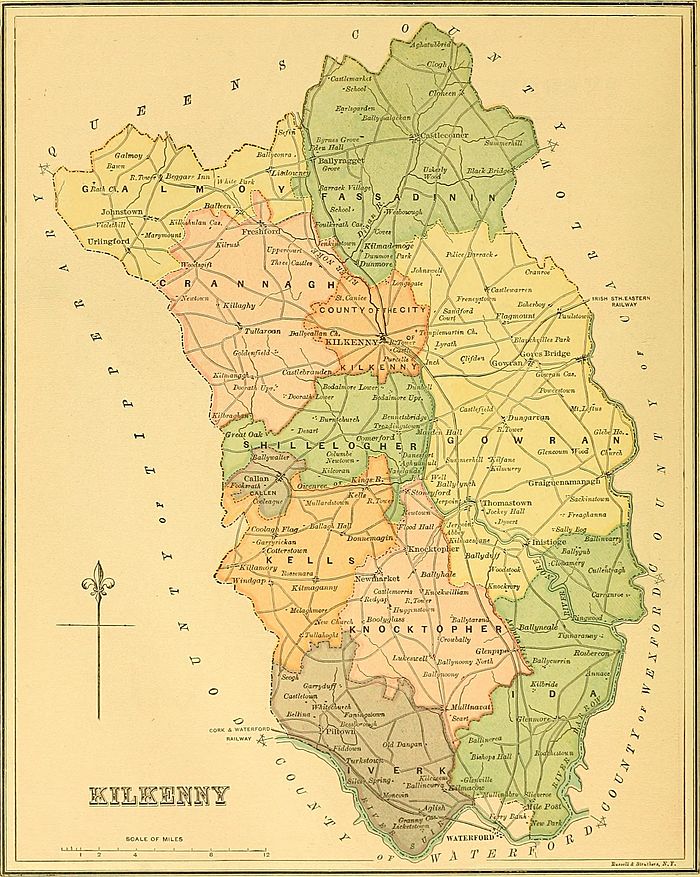 Ireland - 1885 Map of County Kilkenny.jpg