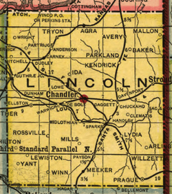 Lincoln Co OK 1905