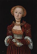 Lucas Cranach d.Ä. - Bildnis einer Frau (National Gallery London)