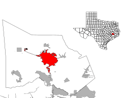 Location in Montgomery County in the state of Texas