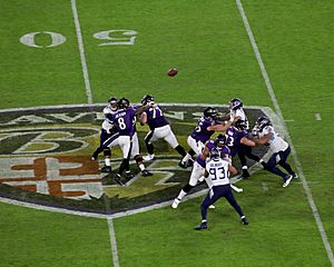 NFL 2019 playoffs Ravens Vs Titans - Lamar jackson pass