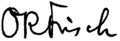 Otto Robert Frisch signature
