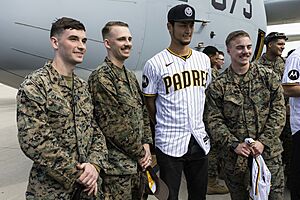 Padres Visit 3rd MAW Marines at Miramar (6)