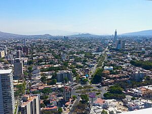 Panorámica Guadalajara desde edificio Bansi hacia sur