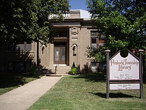 Peabody Township Carnegie Library in Peabody, Kansas
