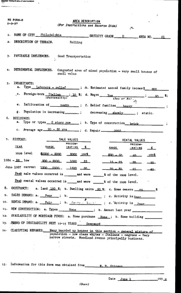 Philadelphia HOLC Redlining Zone Descriptions, 1937.pdf