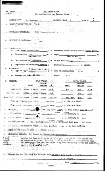 Philadelphia HOLC Redlining Zone Descriptions, 1937.pdf