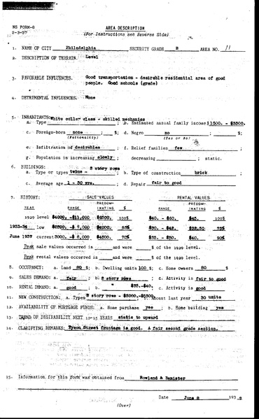 Philadelphia HOLC Redlining Zone Descriptions, 1937.pdf