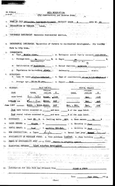 Philadelphia HOLC Redlining Zone Descriptions, 1937.pdf