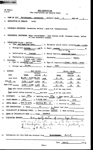Philadelphia HOLC Redlining Zone Descriptions, 1937.pdf