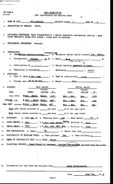 Philadelphia HOLC Redlining Zone Descriptions, 1937.pdf