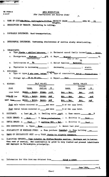 Philadelphia HOLC Redlining Zone Descriptions, 1937.pdf