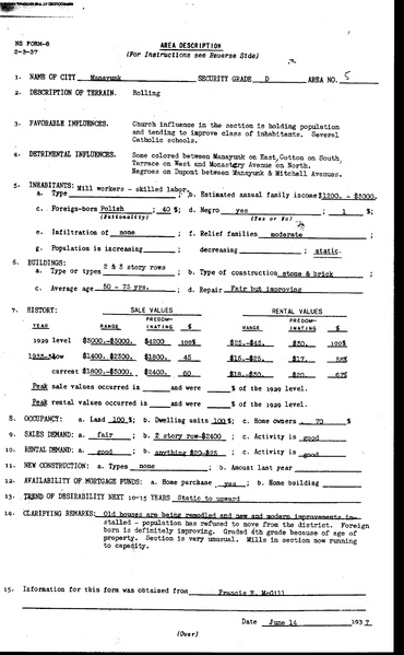 Philadelphia HOLC Redlining Zone Descriptions, 1937.pdf