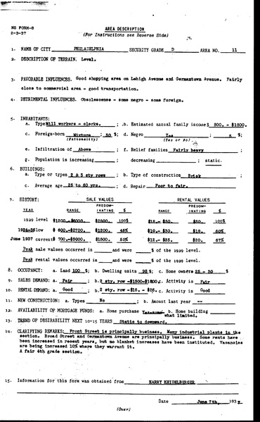 Philadelphia HOLC Redlining Zone Descriptions, 1937.pdf