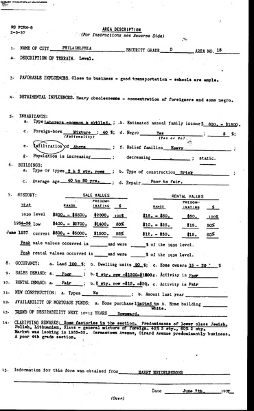 Philadelphia HOLC Redlining Zone Descriptions, 1937.pdf