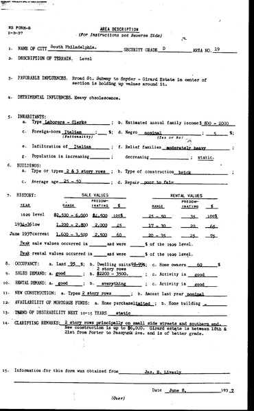 Philadelphia HOLC Redlining Zone Descriptions, 1937.pdf