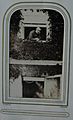Photo of William Fane de Salis (died 1896) leaning out of a window at Dawley Court, Middlesex