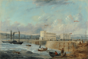 Pierhead Cardiff (Alexander Wilson) 1840