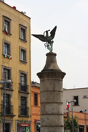 Plaza de la Aguilita (columna)