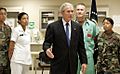 President Bush Speaking At Brooke Army Medical Center