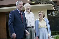 President George W. Bush, Former President Gerald Ford, and Betty Ford