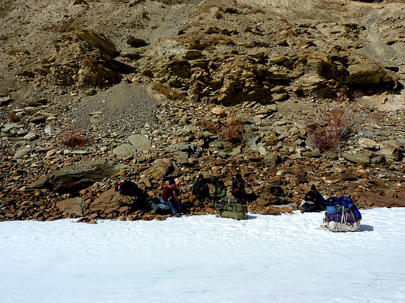 Resting moments of chadar