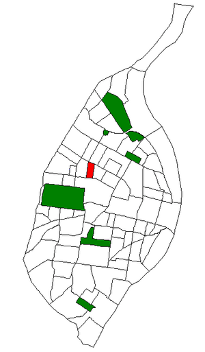 Location (red) of Fountain Park within St. Louis