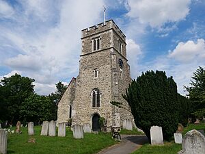 Southwest View of the Church of Saint Paulinus, Crayford (01)
