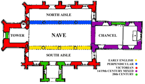 St Andrew's Church Woodwalton floor plan