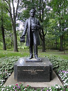 Statue de Louis-Hippolyte Lafontaine (parc de La Broquerie, Boucherville)
