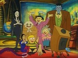 The Addams family cartoon