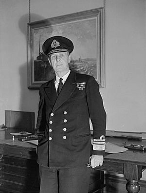The Third Sea Lord. January 1944, Admiralty. Vice Admiral Sir W Frederic Wake-walker, Kcb, Cbe, Third Sea Lord and Controller. A23581.jpg