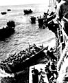 The landing at Empress Augusta Bay, Bougainville