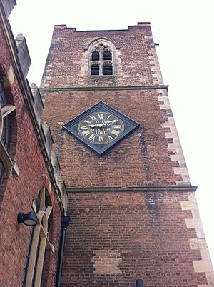 The tower of St Nicholas' Church, Nottingham 02