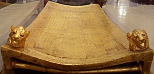 Tutankhamun's bed (Cairo Museum)