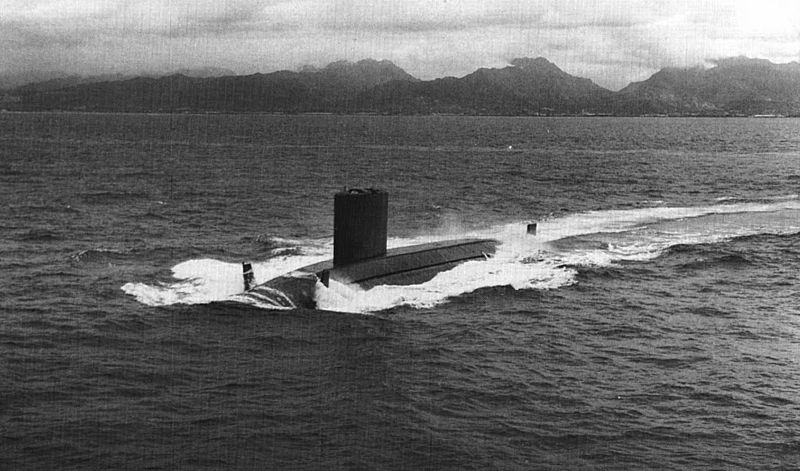 USS Blueback (SS-581) underway c1960s
