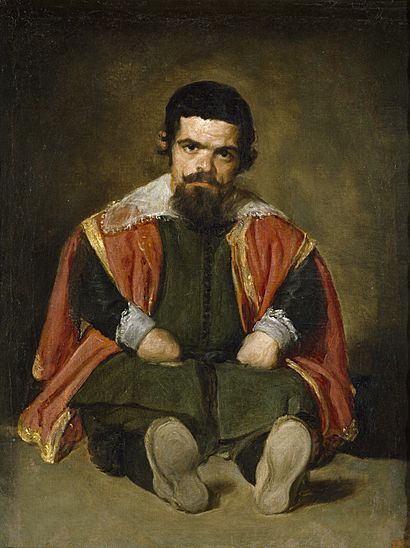 Velázquez – Bufón don Sebastián de Morra (Museo del Prado, c. 1645).jpg