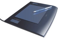 Wacom graphics tablet and pen