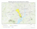 Watershed of Accotink Creek (Potomac River tributary)