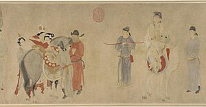 Yang Guifei Mounting a Horse
