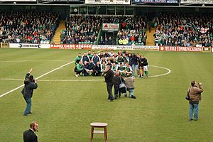 Yeovil Town FC, View across the pitch - geograph.org.uk - 1722486
