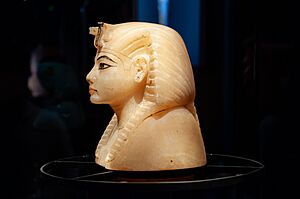 09092019 (25) - Tête taillée du visage de Toutankhâmon
