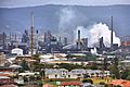 13 Industry of Australia - Steelworks of BlueScope Steel Limited company in Port Kembla, Australia