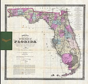 1884 Drew Pocket Map of Florida - Geographicus - Florida-drew-1884