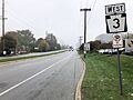 2022-10-24 10 58 26 View west along Pennsylvania State Route 3 (West Chester Pike) just west of Boot Road in Newtown Township, Delaware County, Pennsylvania