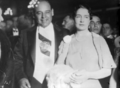Abelardo L. Rodríguez junto a su esposa