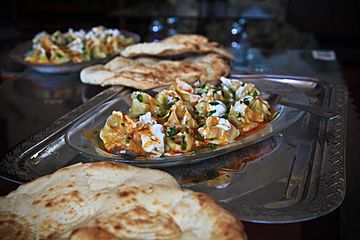 Afghan dish of mantu